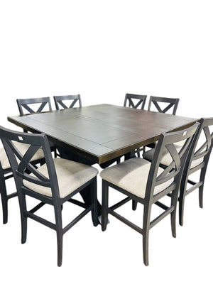 Tristan 9 Piece Counter Height Dining Table Set Includes Chairs