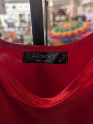 AvidLove Red Night Slip Size Medium