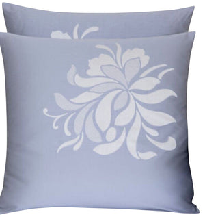 Frette Lotus, Bicolore Lozenge Lace Pillow Sham 24x24