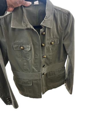 J. Crew Olive Green Khaki Field Jacket S
