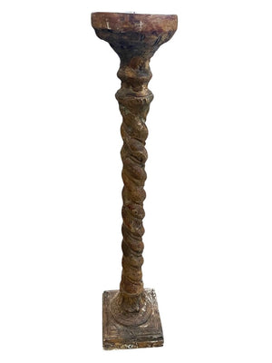 Aitila's Spiral Solomonic Candle Stick/Pedestal 43"