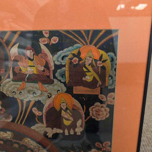 Thangka Mandala Hand Painted On Cloth 22x28