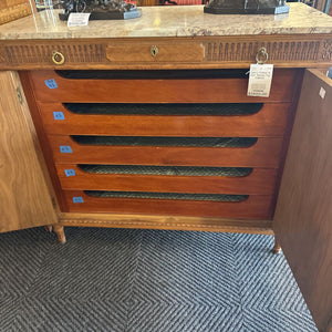 Henry Fuldner & Son Marble-Top Cabinet