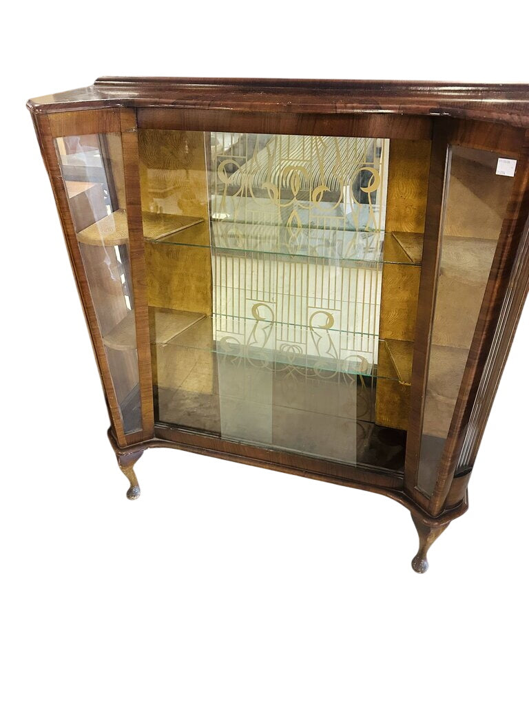 Art Deco Display Cabinet with light