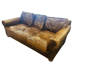 Restoration Hardware Lancaster Leather Sofa
