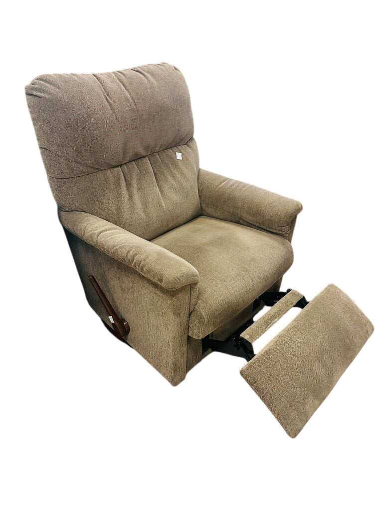 Upholstered Swivel Manual Reclining Chair