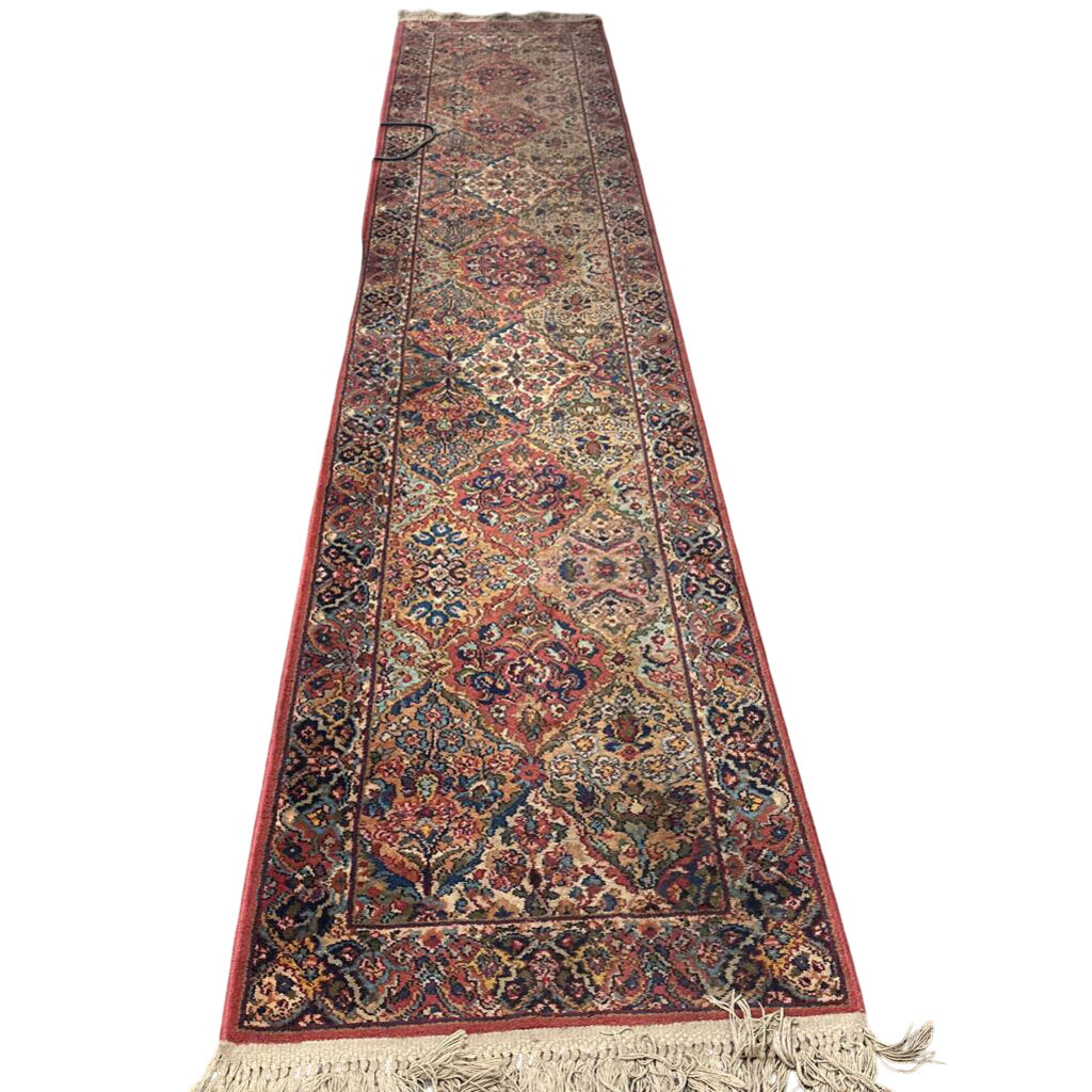 karastan Multicolor Kirman Runner Rug 30x150