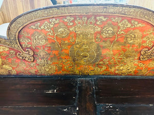 Antique Tibetan Bed 76x30x22