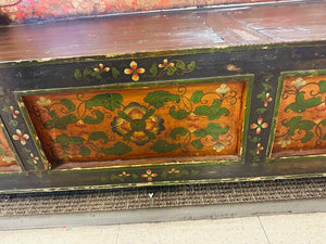 Antique Tibetan Bed 76x30x22