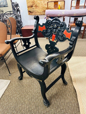 Antique Stomps-Burkhardt Saddle Chair