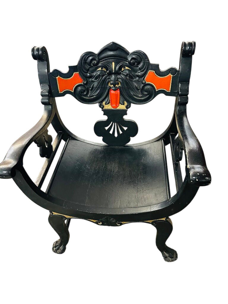 Antique Stomps-Burkhardt Saddle Chair