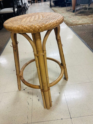 Rattan Counter Stool 15x26