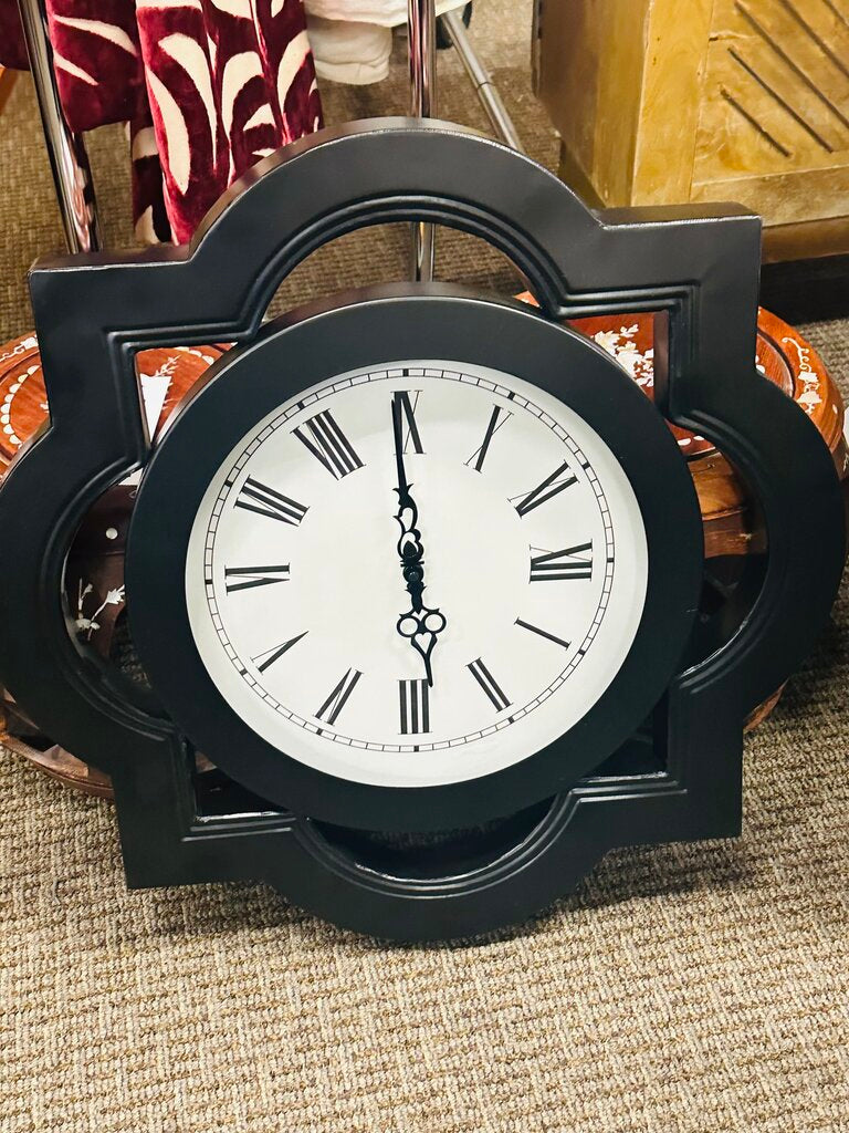 Large Metal Wall Clock
