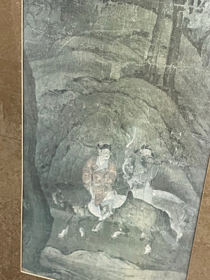 Tribute Horse Chinese Sung Dynasty Repro 37.5x18.5