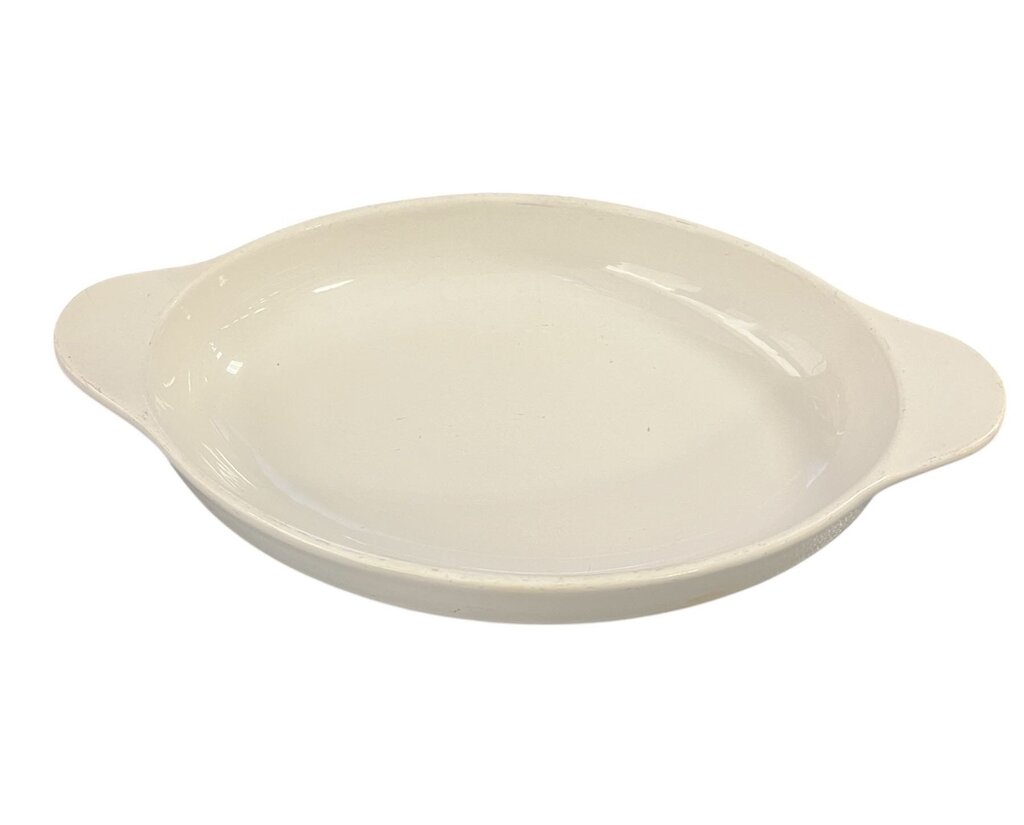 Burden China White Oval Baking Dish 8.5"