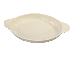 Burden China White Oval Baking Dish 8.5"