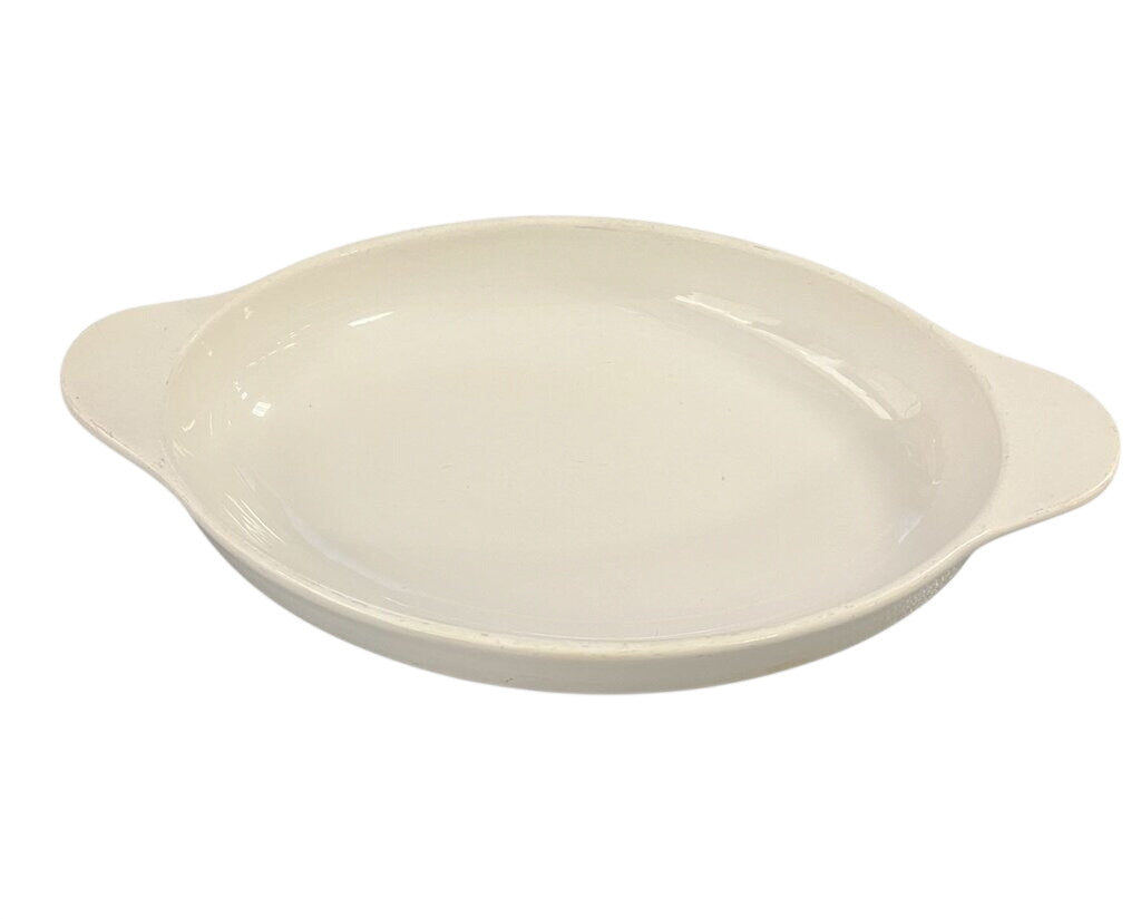 Burden China White Oval Baking Dish 8.5"