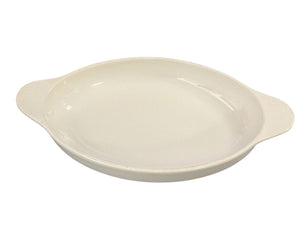 Burden China White Oval Baking Dish 8.5"