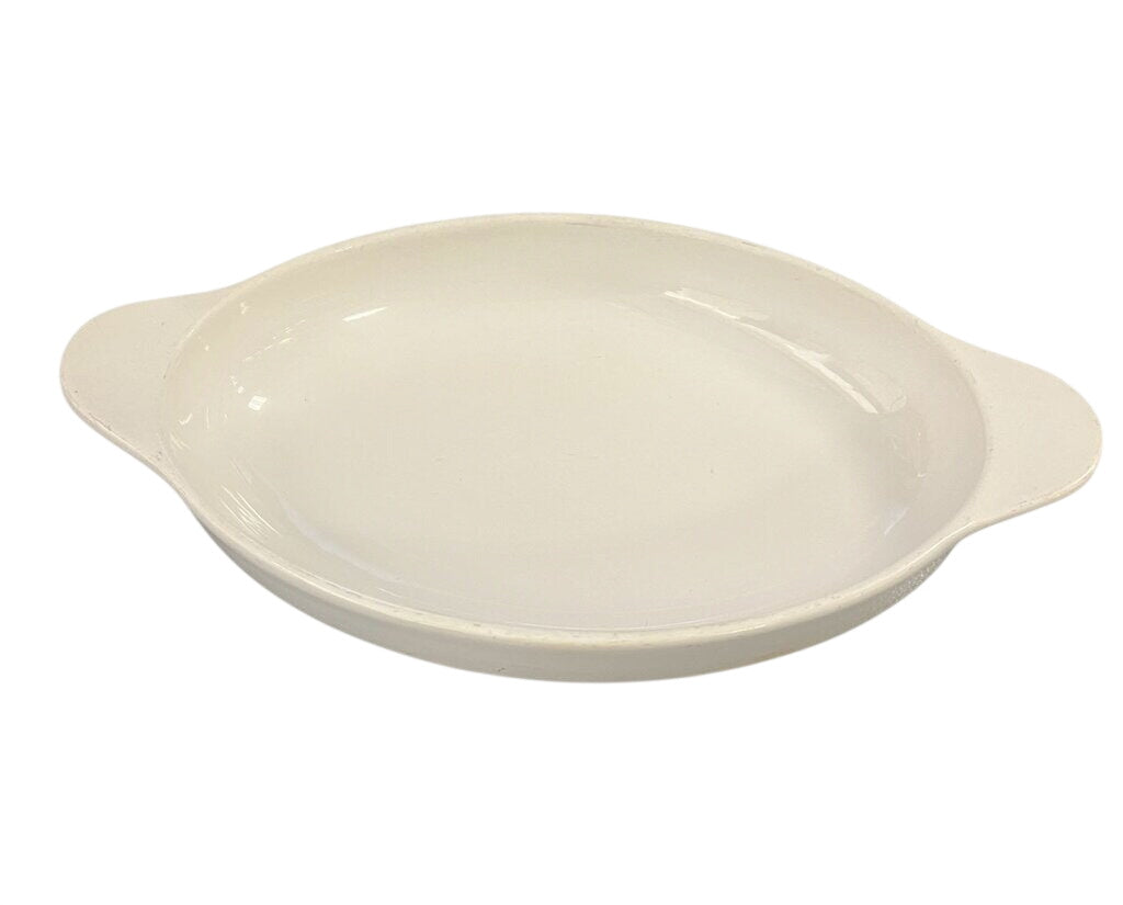 Burden China White Oval Baking Dish 8.5"