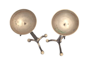 Metal Candlesticks (Pair)