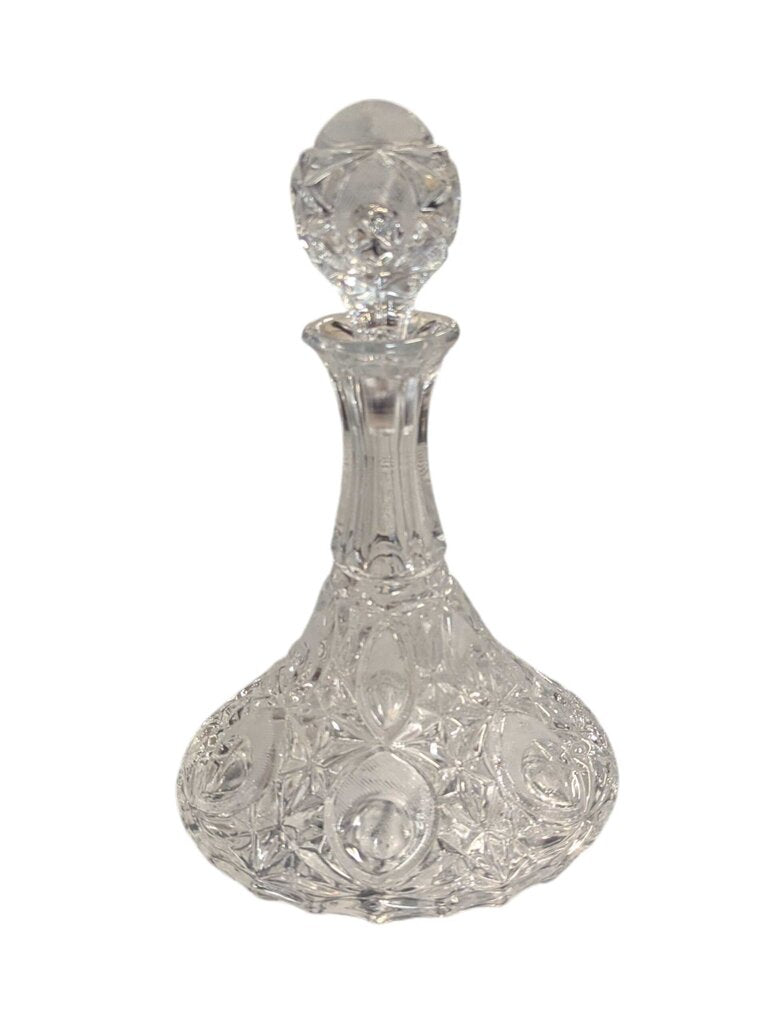 Cut Crystal Decanter with Stopper