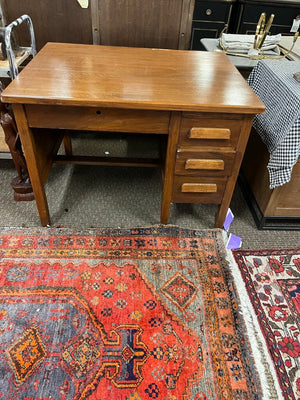 Vintage Gunn Furniture Tiger Oak "Teacher's Desk" 42x32x30