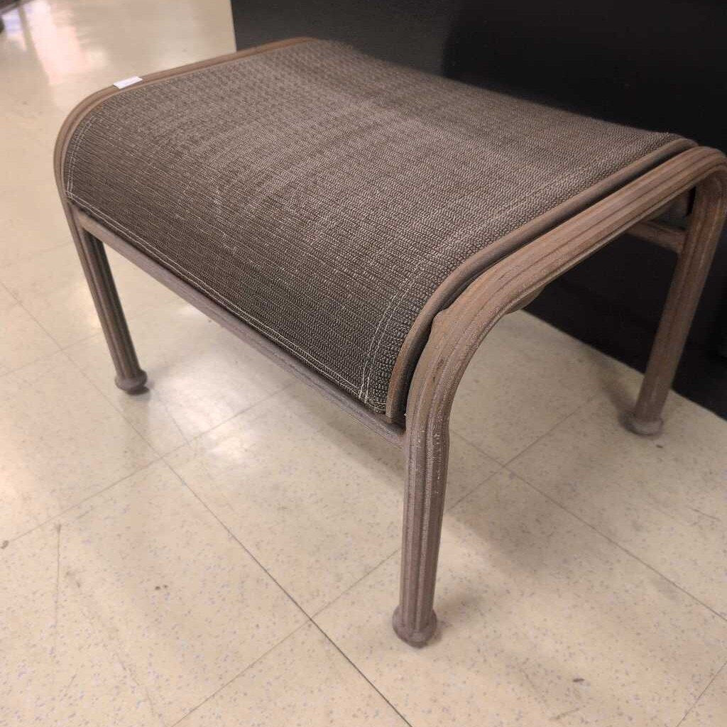 Ebertex Outdoor Aluminum Mesh Foot Stool