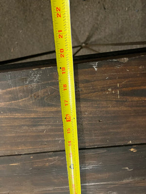 Reclaimed Wood Iron Frame Console Table 61x34x19