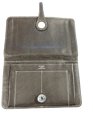 Hermes Dogon Etain Taurillon Clemence Palladium Hardware