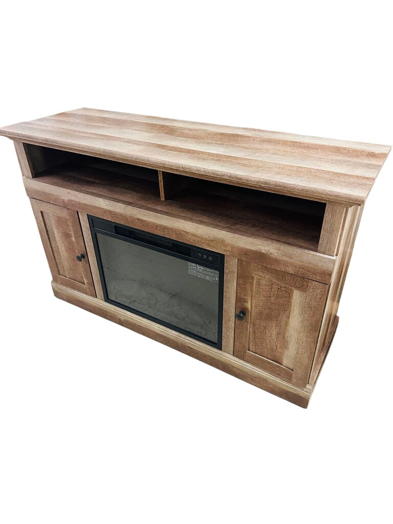 TV Console With Fireplace