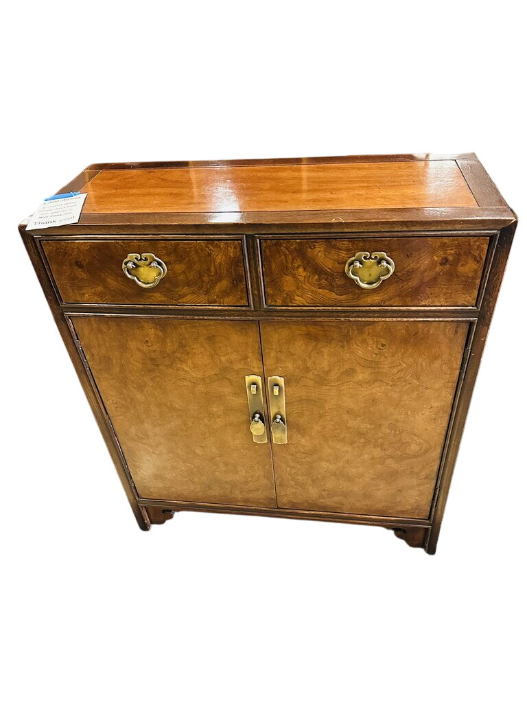 Drexel Heritage Tai-Ming Chinoiserie Narrow Console Cabinet 11x28x32