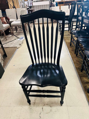 Black Windsor Style Dining Chais (set of 6)