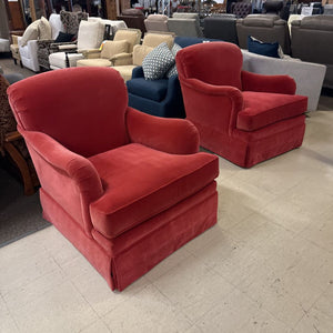 Kravet Swivel Chairs (pair)