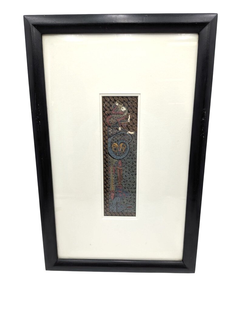 Stephanie Wilde ¨Paramnesia¨ Series Man/Fish Ink Acrylic 18.5x12
