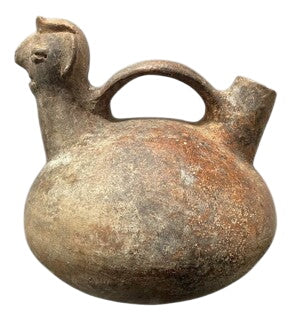 19th C. Southwestern Native American Zuni Animal Effigy Water Pitcher by Miss Daisy's Consignment & Auction House