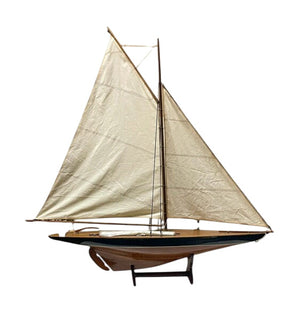 1901 Sail Pond Yacht Model 43" Cup Contender Sailboat by Miss Daisy's Consignment & Auction House