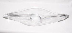 French Vannes Cristal Abstract Dish 18"x5.5"x4"