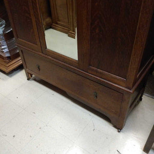 Armoire With Center Mirror 57x18x55