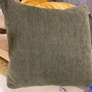 Green Chenille Pillow