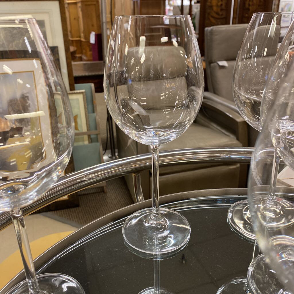 Tall Stem White Wine Glasses (8)