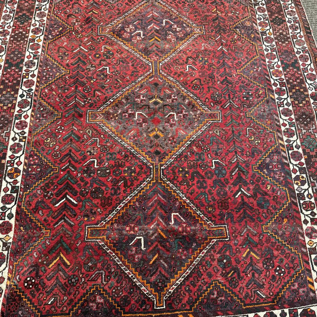Persian Shiraz Wool / Cotton Rug 66x82