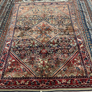 Shiraz Hand Woven Wool Rug 52x72