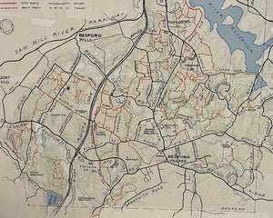 B.R.L.A. Trail Map, Bedford Riding Lanes, NY 1978