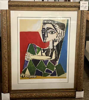 Picasso Jacqueline with her Legs Folded Print w/Cert.(NEW)
