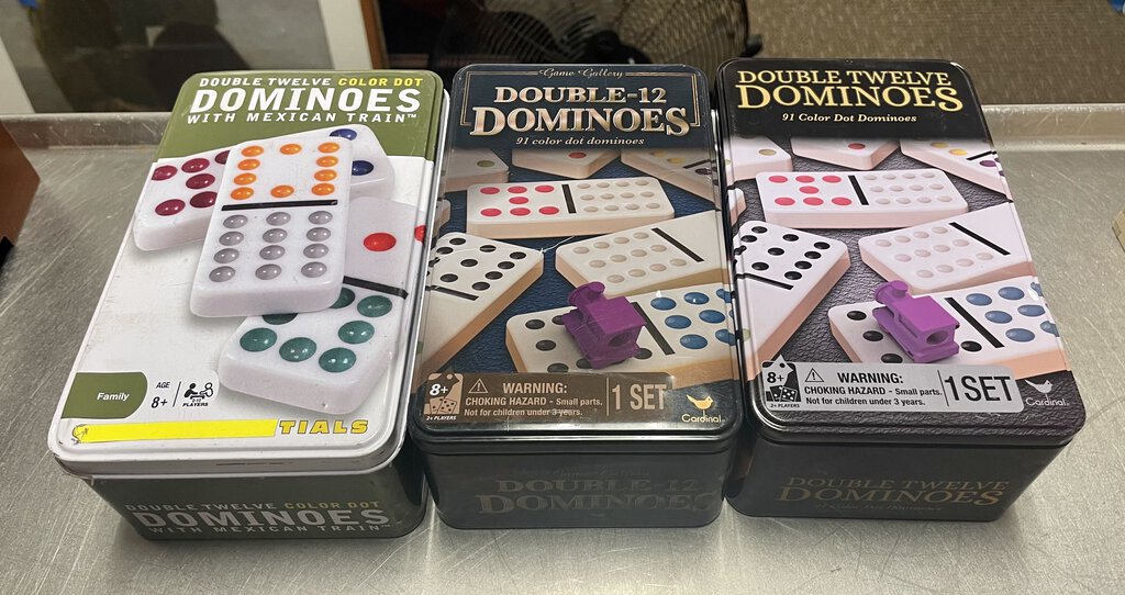 Domino Sets - Double 12 - 91pcs