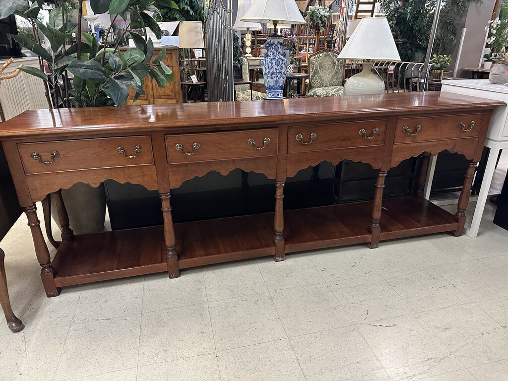 Dresser Base / Sideboard With 4 Drawers 98x20x33