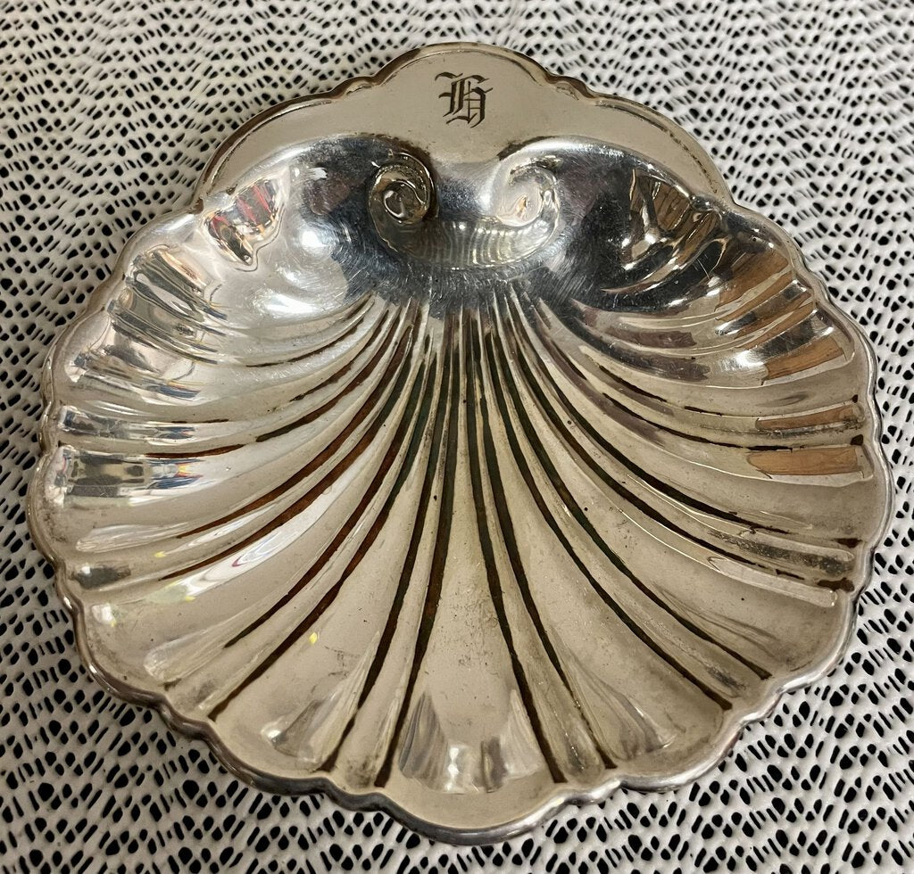 Gorham Sterling Silver Plate Shell Dish