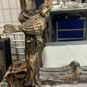 Uttermost -Paza- Distressed Antiqued Gilded Frame w/Gray Glaze - Arch Mirror by Miss Daisy's Consignment & Auction House