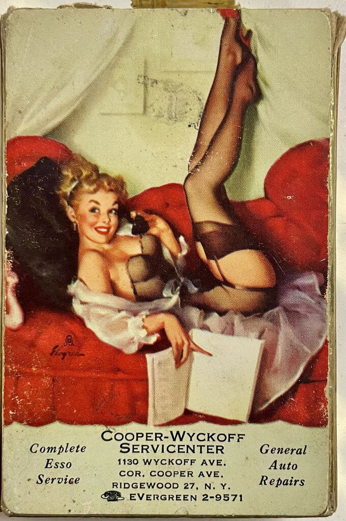 Gil Elvgren Pin-Up Playing Cards-Full Deck w/ Jokers - In Box
