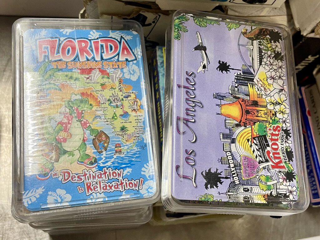 Various Specialty Tourist Sealed and Boxed Playing Cards